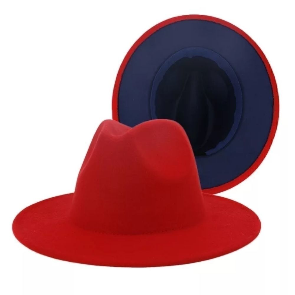 Unisex Fedora Hat-16 Colors Two Tone Hat Available